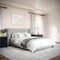 Martha Stewart Kay Queen Upholstered Platform Bed w/Channel Stitched Wingback Headboard/Cushioned Siderails, Gray TW-3WDB03B-Q-GY-MS - alternate 10